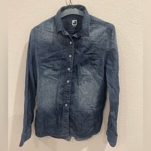 JCP Jeans Long Sleeve Shirt Jacket size M